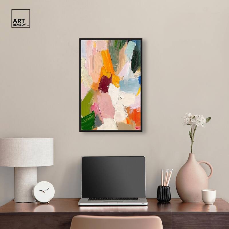 Chromatic Surge IV Canvas by Art Remedy