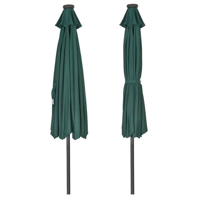 9 FT Patio Umbrella with LED Lights