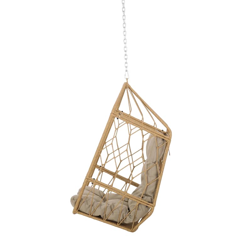 Tamara Outdoor Wicker Outdoor, Indoor Hanging Chair (NO STAND) by Christopher Knight Home