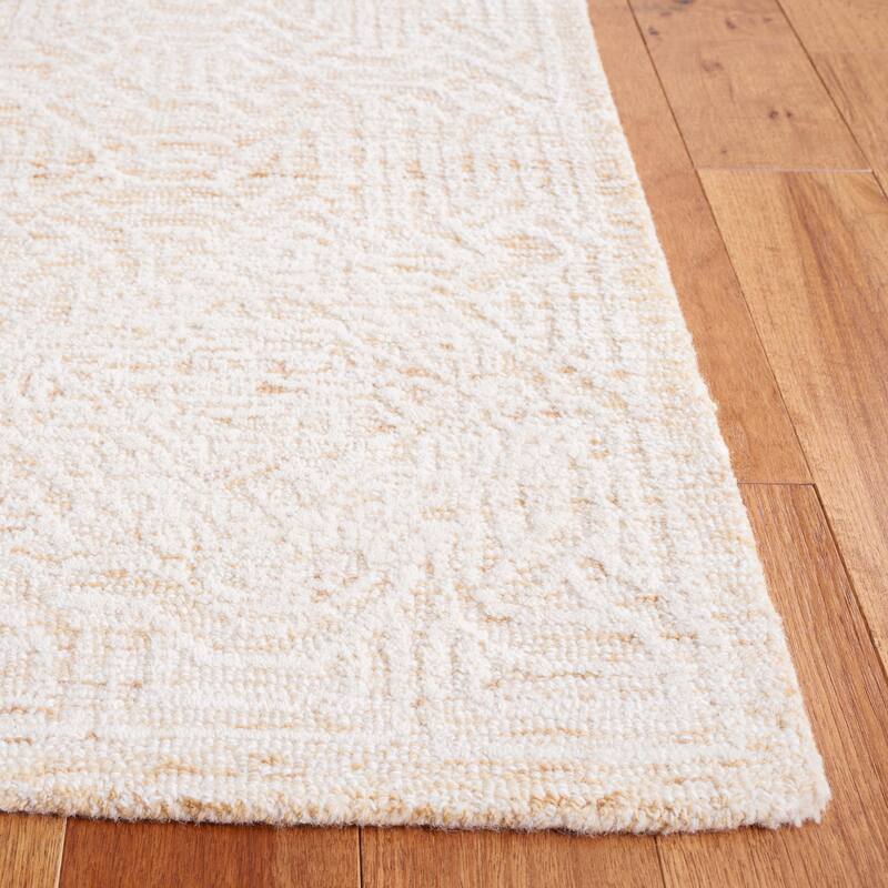 SAFAVIEH Handmade Ebony Vuokko Modern Wool Rug