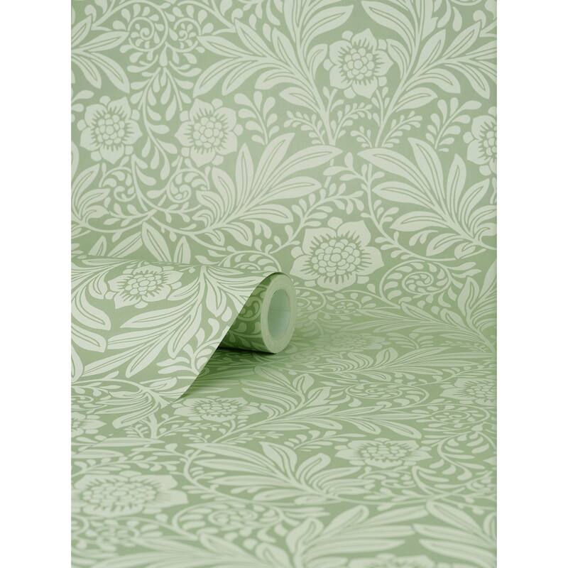 Fine Decor Camille Sage Damask Wallpaper