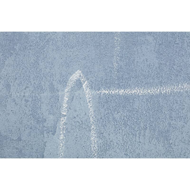 NADAAL STUDIOS Kaiya Framed Painting, Textured Acrylic on Canvas, Solid Pine Frame, Blue Palette