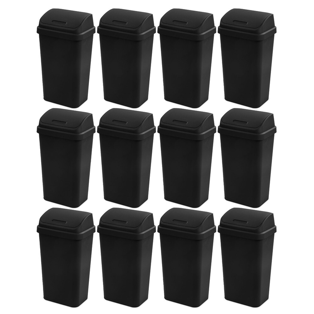 Buy Swing Lid Kitchen Trash Cans Online at Overstock | Our ...