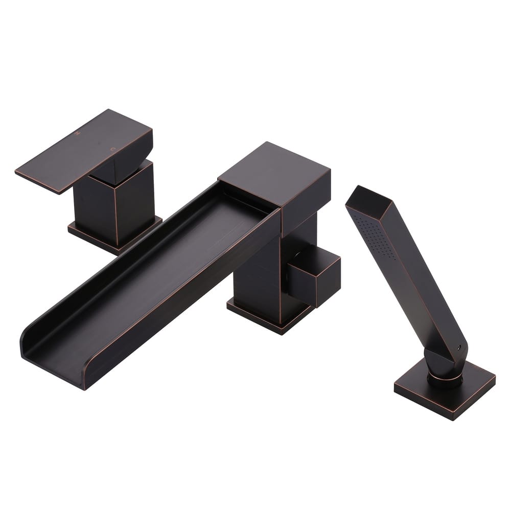 WOWOW Single-Handle Deck-Mount Tub Faucet