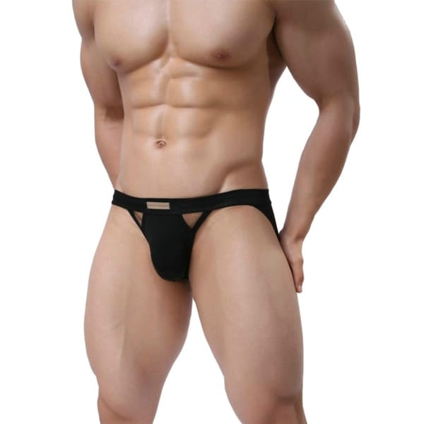 hanes premium black label men's string bikini underwear