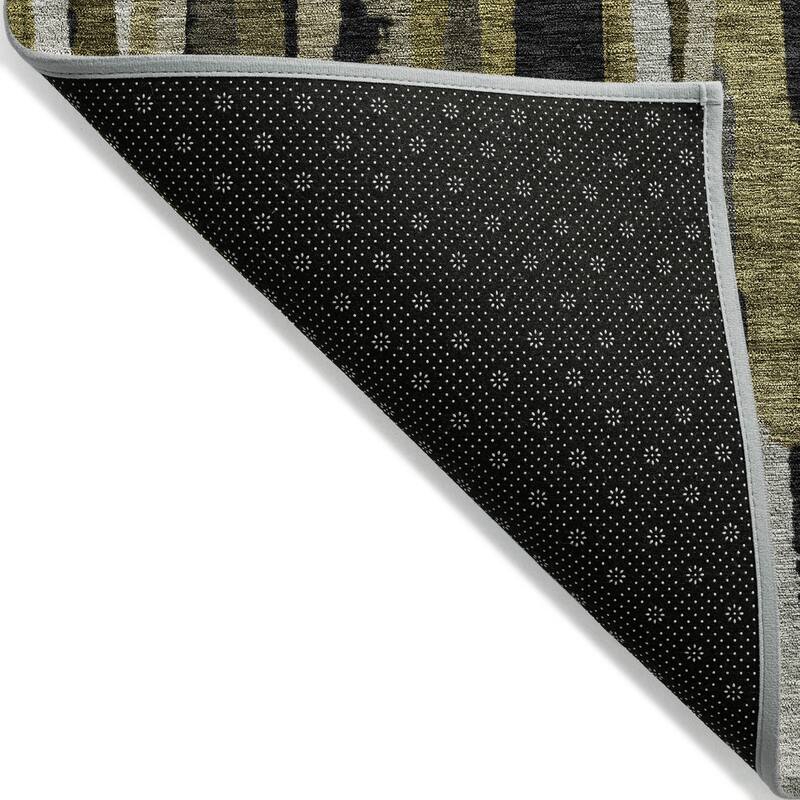 Machine Washable Indoor/ Outdoor Contemporary Chantille Rug