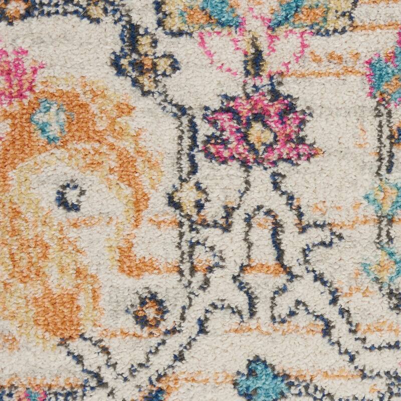 Nourison Passion Boho French Country Floral Area Rug.