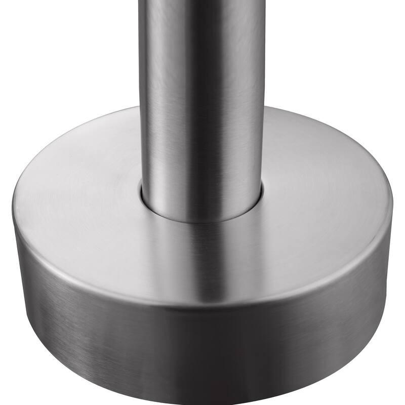 91"H 316 Stainless Steel Freestanding Outdoor Shower with Foot Wash Spout