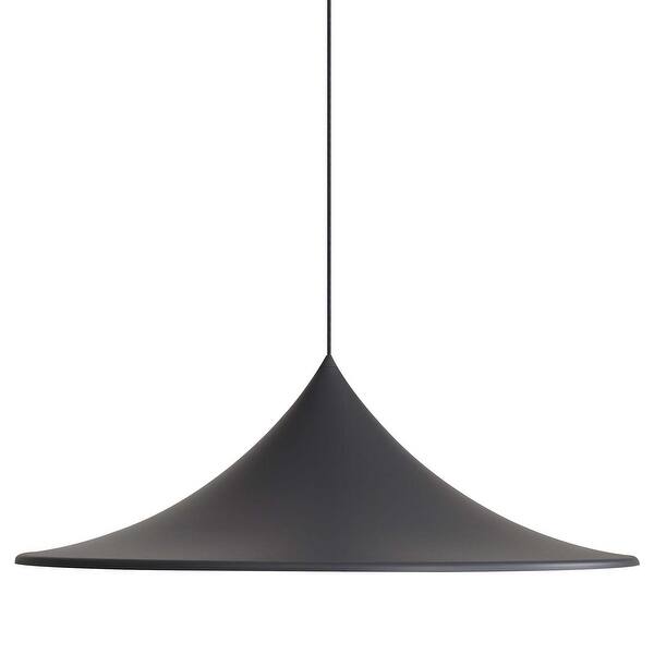 slide 2 of 7, Golden Lighting 4741-35 Vistara 36" Wide Pendant Sand Black