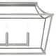 preview thumbnail 6 of 18, Hunter Laurel Ridge 6-Light Linear Chandelier - Kitchen Island, Dining Room - Modern Farmhouse, Candle, Industrial, Transitional