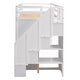 preview thumbnail 13 of 30, Twin Functional Loft Bed with 3 Shelves, 2 Wardrobes and 2 Drawers