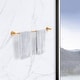 preview thumbnail 10 of 31, 3 Piece Bathroom Hardware Set Wall Mount Adjustable Towel Bar, Hand Towel Ring, Toilet Paper Holder With Mounting Hardware