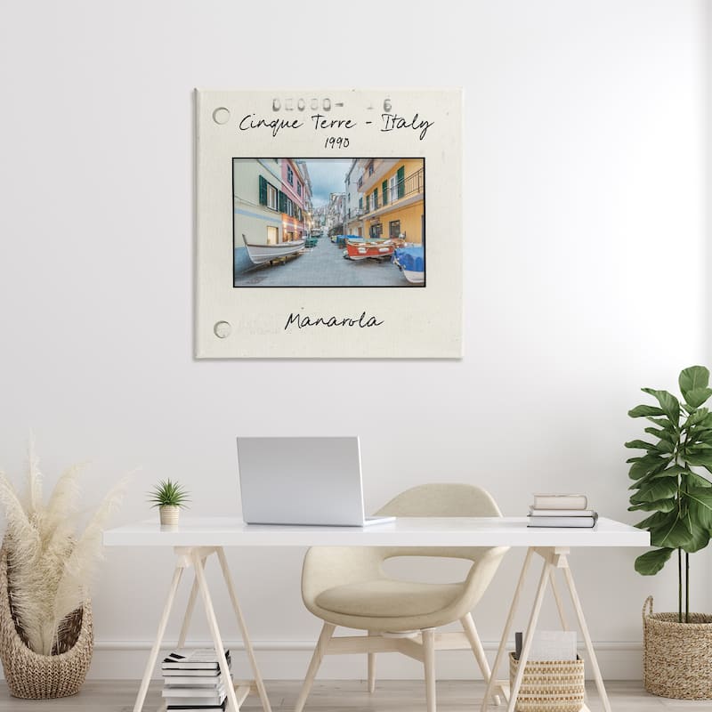Stupell Vintage Travel Italy View Canvas Wall Art Design By Danita Delimont