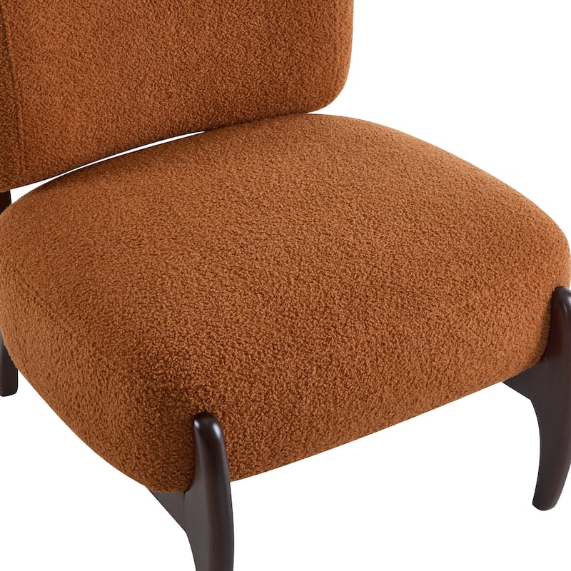 Modern Boucle Lounge Chairs (Set of 2)