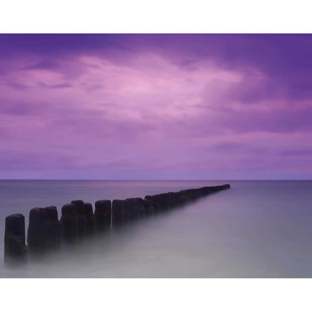 Galerie Wallcoverings Atmosphere Purple Pier 6-Panel Non-woven Matte Wall Mural