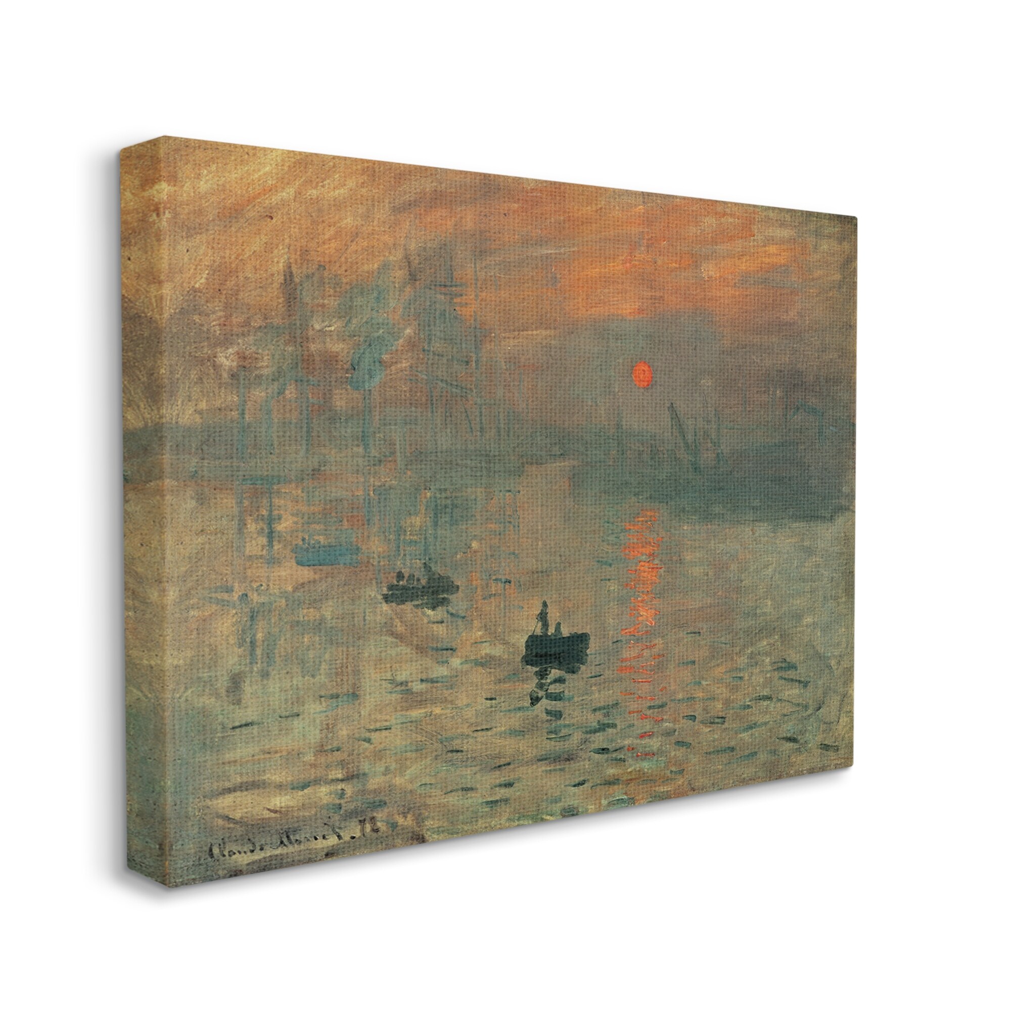Stupell Traditional Painting Impression Brouillard Monet-image