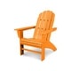 preview thumbnail 9 of 26, POLYWOOD Vineyard Outdoor Curveback Adirondack Chair Tangerine