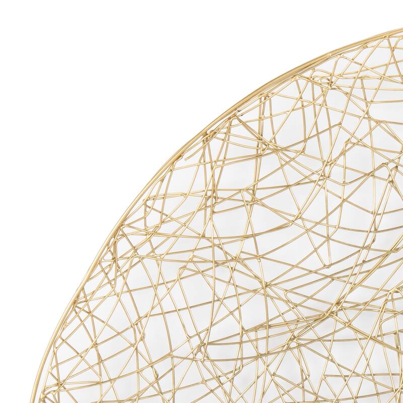 SAFAVIEH Mallorie Brass 30-inch Round Decorative Mirror - 30" x 30" x 1.5" - 30Wx30Dx2H