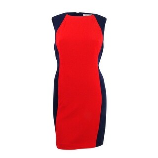 burnt orange sheath dress