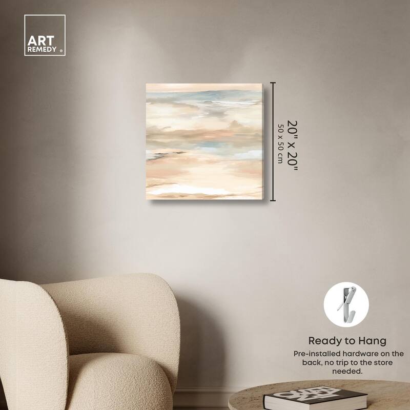 Roseate Skyfall I Canvas by Art Remedy, Gallery Wrapped