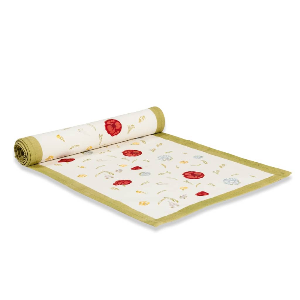 Springfields Multicolored Cotton Table Runner