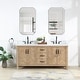 preview thumbnail 1 of 82, Javier Bath Vanity with Composite Stone Top without Mirror