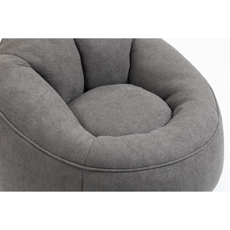 Bean Bag Sofa Chair With Footrest