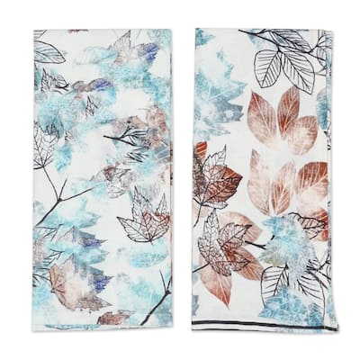 Novica Handmade Autumn Wishes Cotton Dish Towels (Pair)