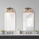 preview thumbnail 3 of 16, Modern Black Gold 2/3/4-Light Bathroom Mercury Glass Vanity Lights Wall Sconces