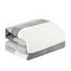 preview thumbnail 4 of 3, Wellco Bedding Comforter Set Bed In A Bag - 7 Piece Luxury Bedding Sets - Oversized Bedroom Comforters, White and Grey