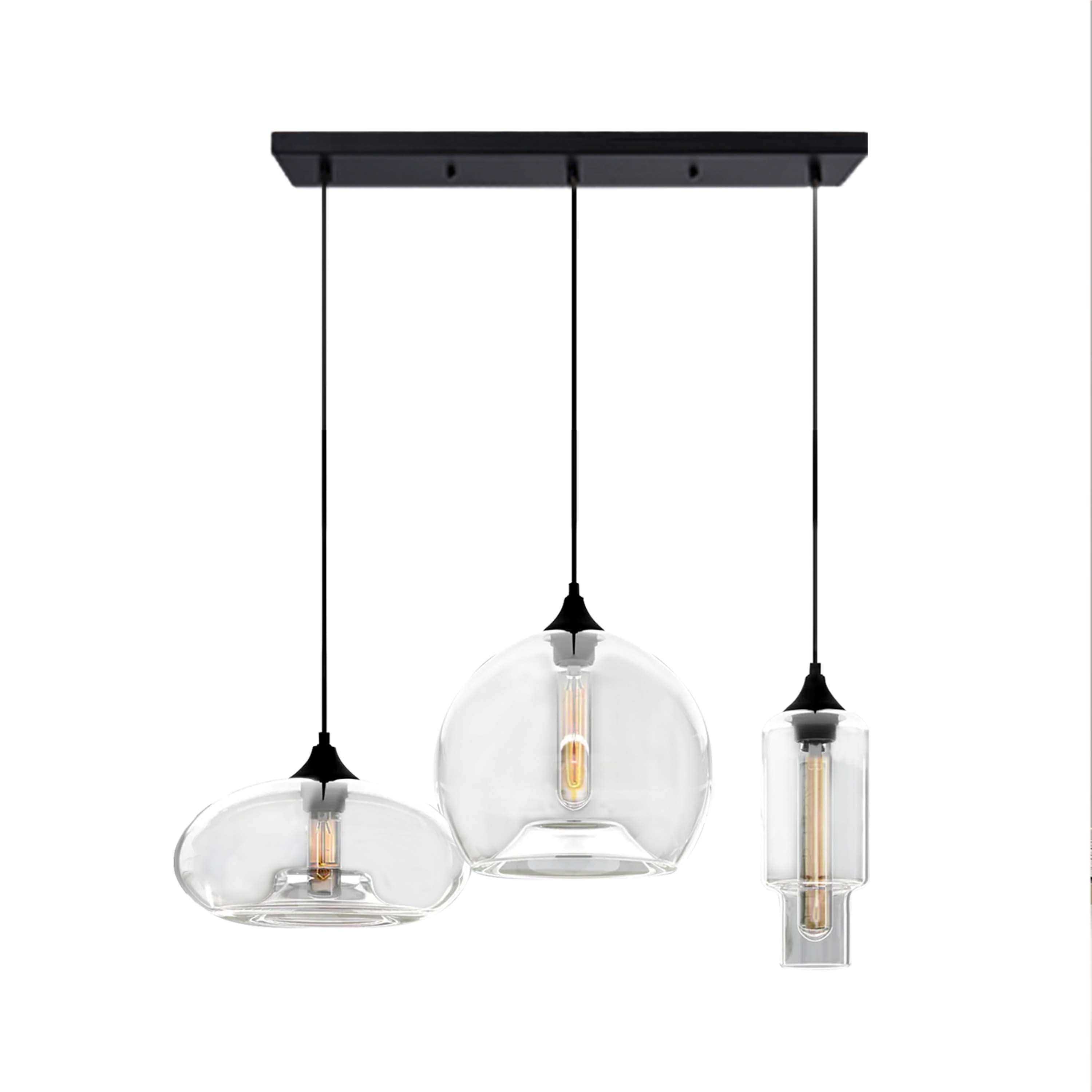 Clear globe light shade best sale