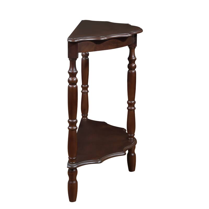 Retro Circular Curved Half-Moon Console Table