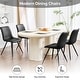 preview thumbnail 33 of 76, HOMYKA Modern Dining Chairs with Thick Cushions Set of 3