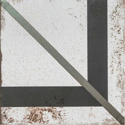 Metallici 8x8 Brown Matte Porcelain Patterned Tile - Floor, Wall, Backsplash