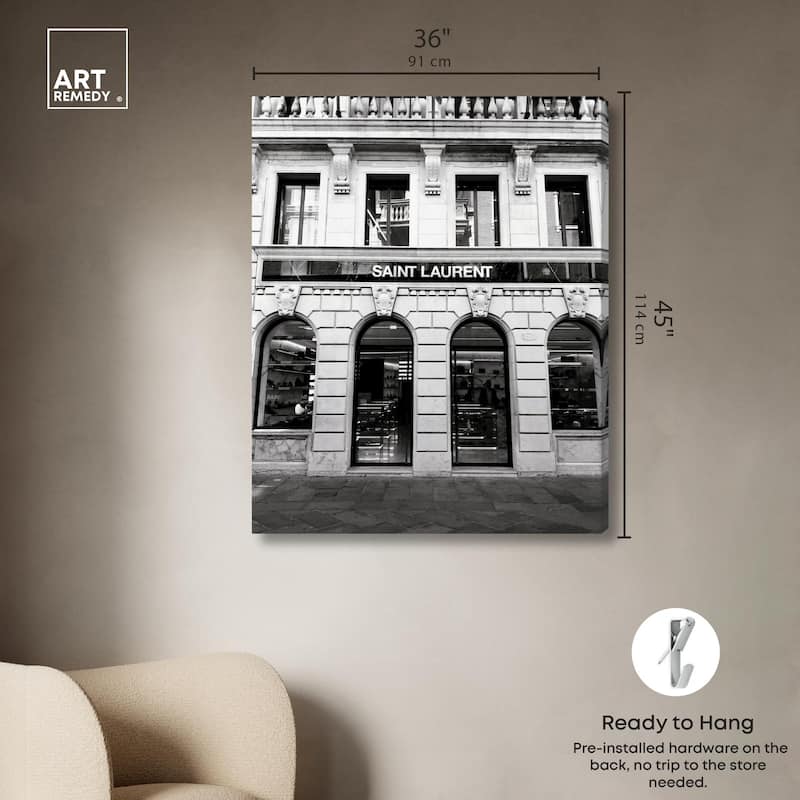 Glam Store front II Canvas by Art Remedy, Gallery Wrapped