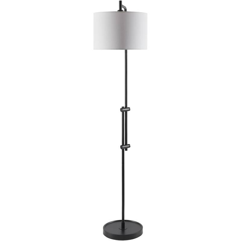 Livabliss Naiper Modern Task Floor Lamp - 64"H x 22"W x 14"D - Black