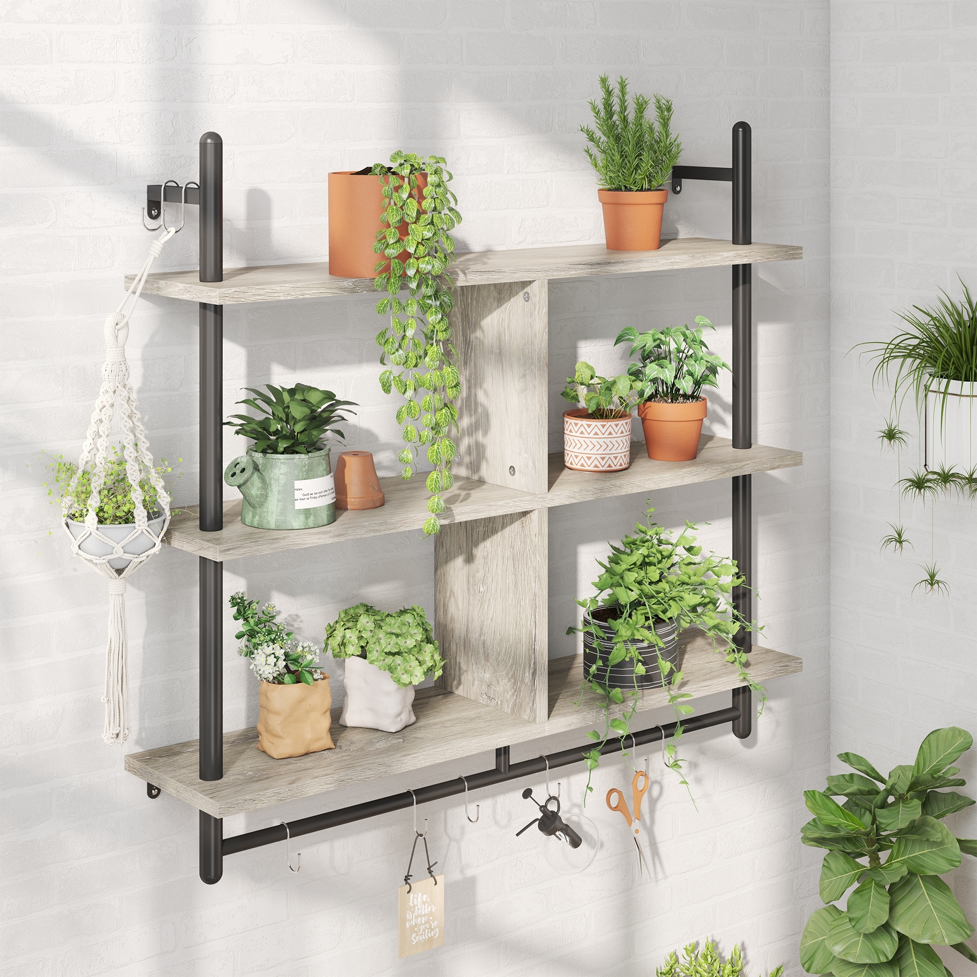 41 Inch Wall Shelves-3-tiers Floating Shelf On Sale Bed Bath  Beyond  36265780