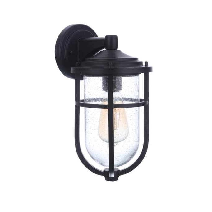 Craftmade ZA4704 Voyage 13" Tall Outdoor Wall Sconce with Seedy Glass