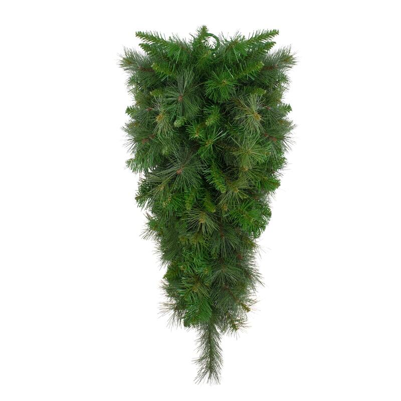32" Canyon Pine Artificial Christmas Teardrop Swag - Unlit