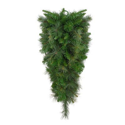 32" Canyon Pine Artificial Christmas Teardrop Swag - Unlit