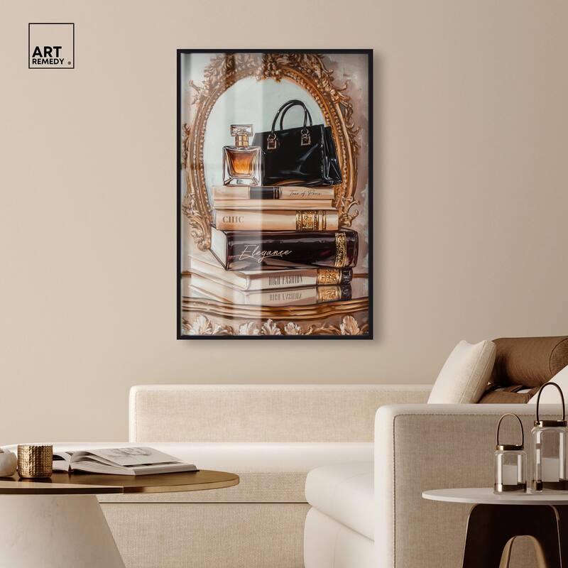 Elegant Glam by the Mirror Shadowbox by Art Remedy