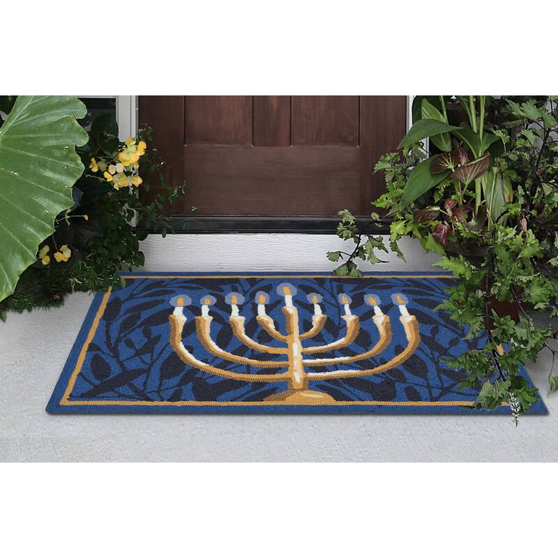 Liora Manne Frontporch Nights Of Lights Indoor/Outdoor Rug - 2'6" x 4'