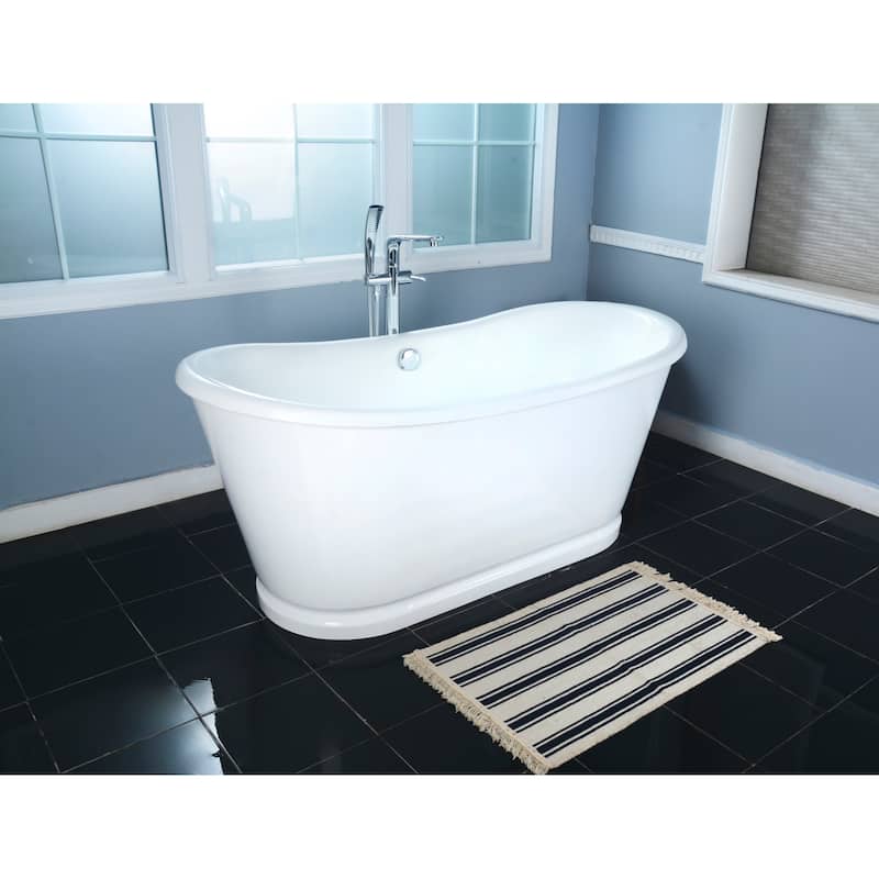 Kingston Brass VCTDS662829 Aqua Eden 64" Free Standing Cast Iron