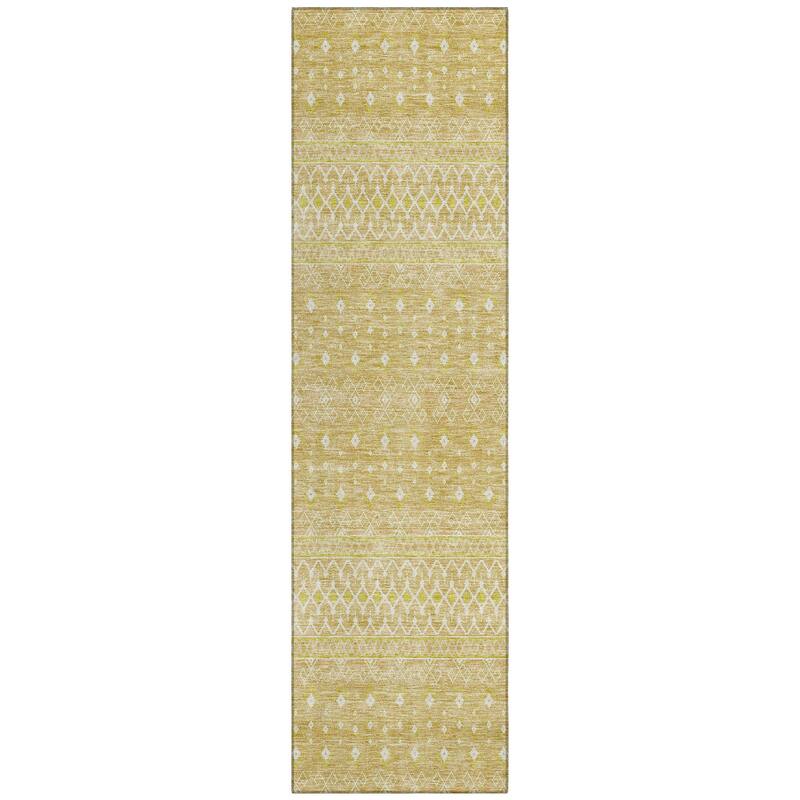 Machine Washable Indoor/ Outdoor Chantille Morrocan Boho Rug