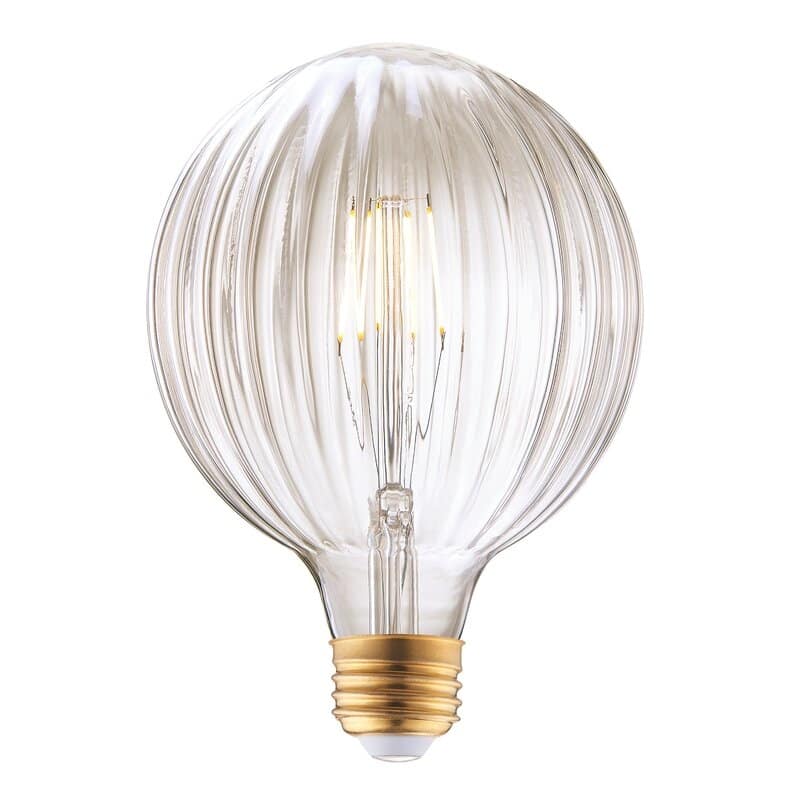 REYS LED Light Bulb Clear Glass E26 / 120V / 4W / 2700K / Dimmable