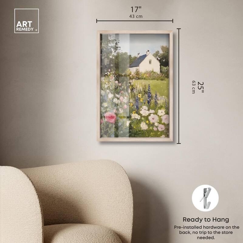 Floral Farmhouse II Shadowbox by Art Remedy