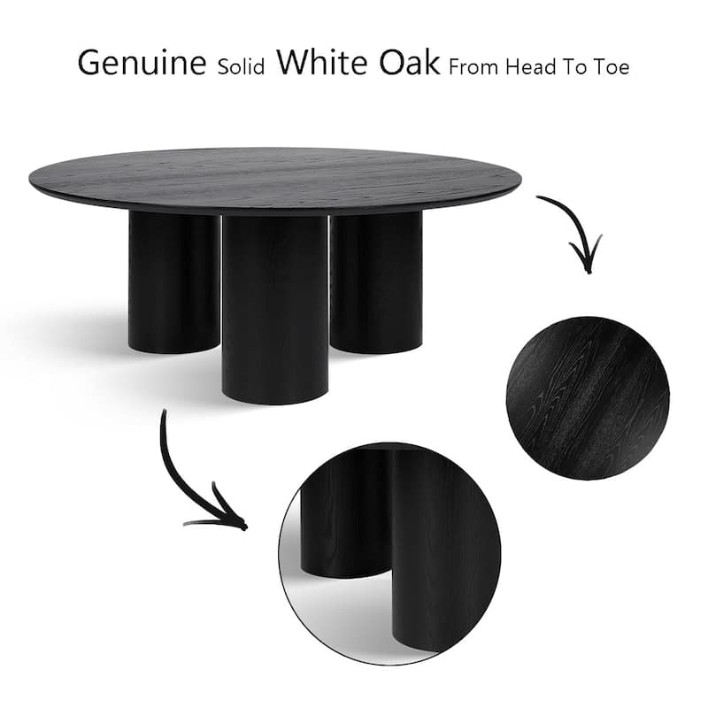 Pedestal 40" Round Coffee Table