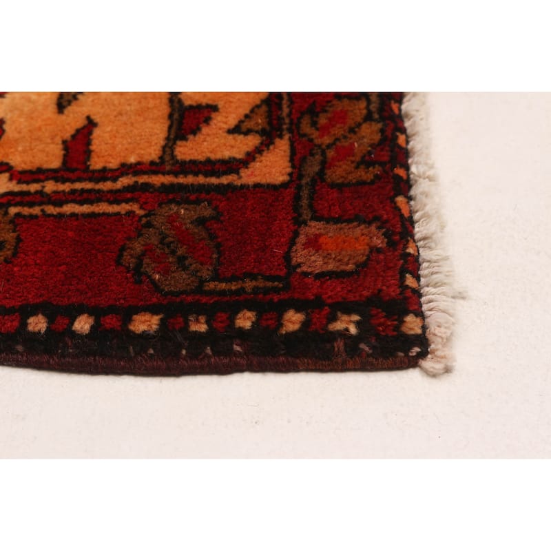 ECARPETGALLERY Hand-knotted Konya Anatolian Red Wool Rug - 3'10 x 7'0