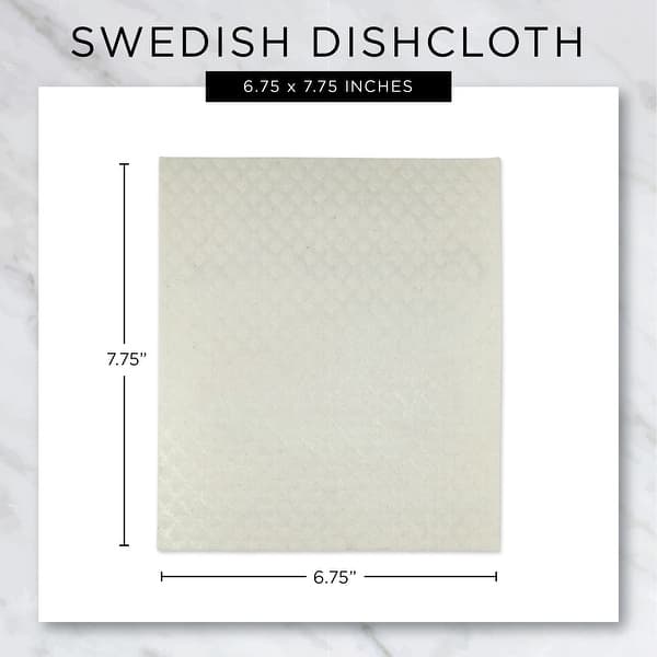 DII Black & White Swedish Dishcloth, 3 Piece On Sale Bed Bath