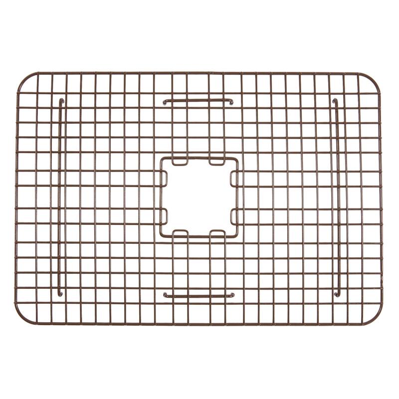 SinkSense Foster Antique Brown 25" x 17" Kitchen Sink Bottom Grid